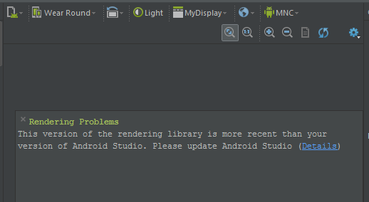 android studio layout error